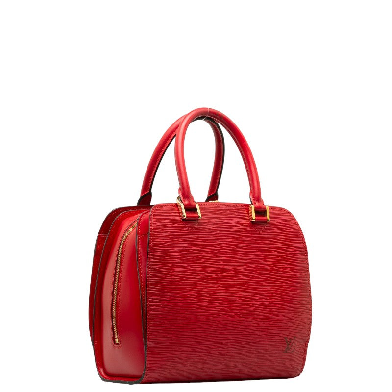 Louis Vuitton Epi Punch Handbag M52057 Castilian Red Leather Louis Vuitton