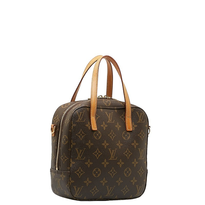 Louis Vuitton Monogram Spontaneous Handbag Shoulder Bag 2WAY M47500 Brown PVC Leather Louis Vuitton