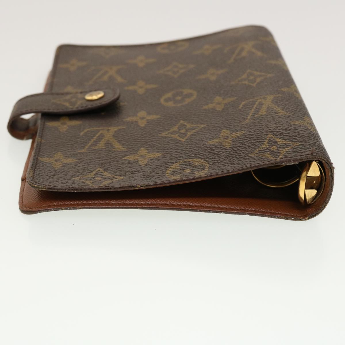 LOUIS VUITTON Monogram Agenda MM Day Planner Cover R20105 LV Auth 45173