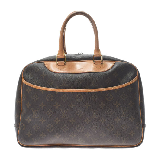 Louis Vuitton Brown Canvas Deauville handbag bag