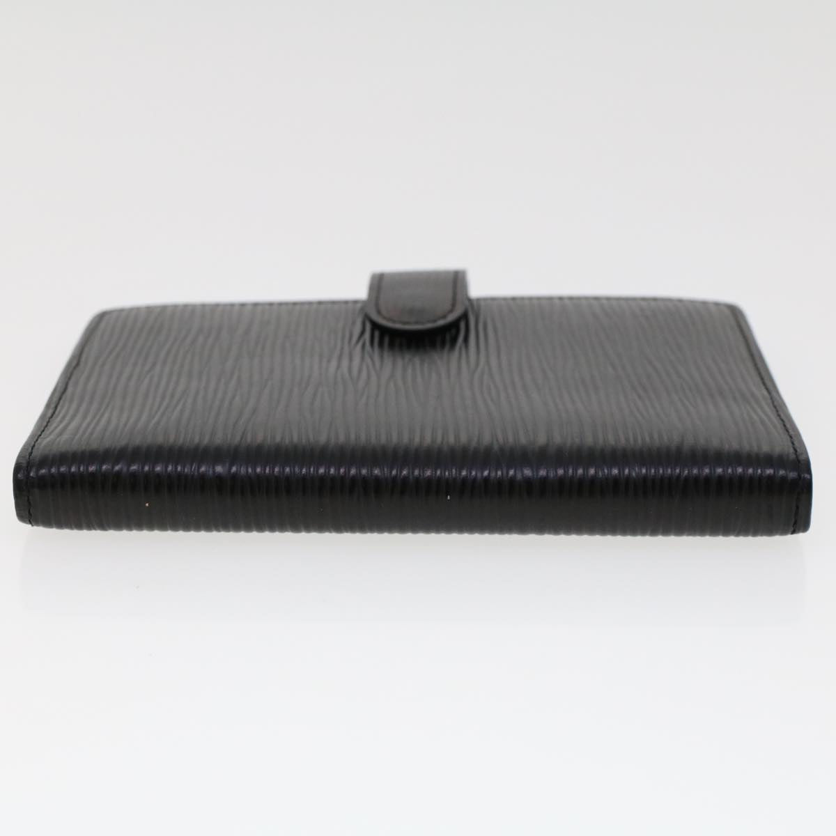 LOUIS VUITTON Epi Agenda PM Day Planner Cover Black R20052 LV Auth 45741