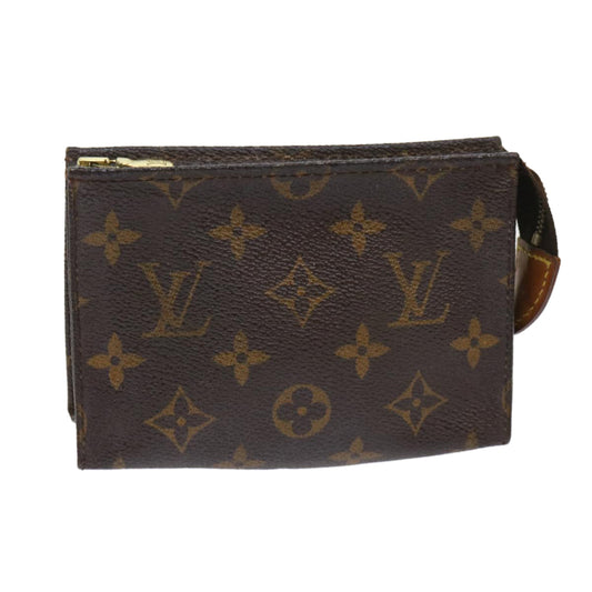 LOUIS VUITTON Monogram Poche Toilette 15 Pouch M47546 LV 46199