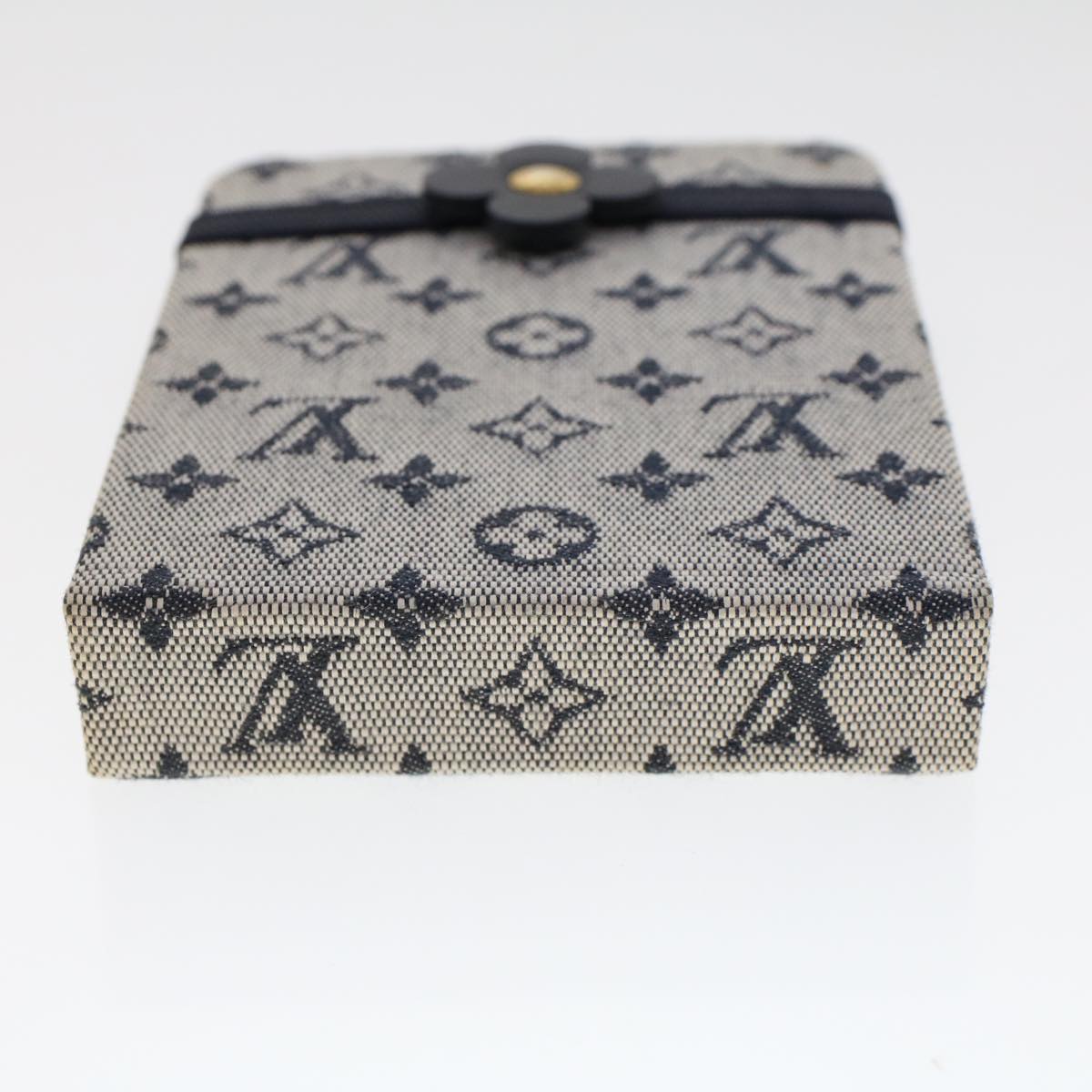 LOUIS VUITTON Monogram Mini Carnet MM Day Planner Cover Blue RR1012 Auth 46341