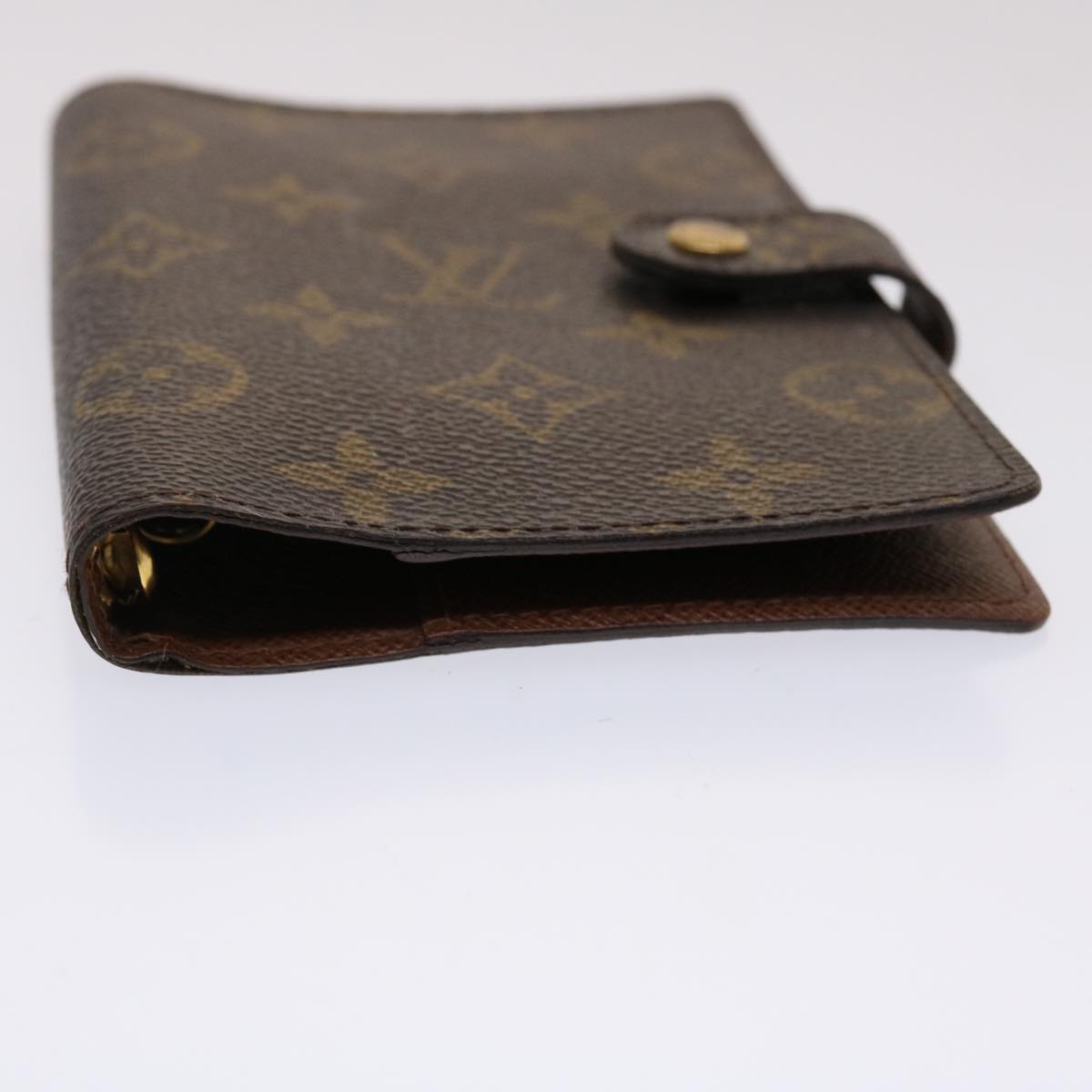 LOUIS VUITTON Monogram Agenda PM Day Planner Cover R20005 LV Auth 46413