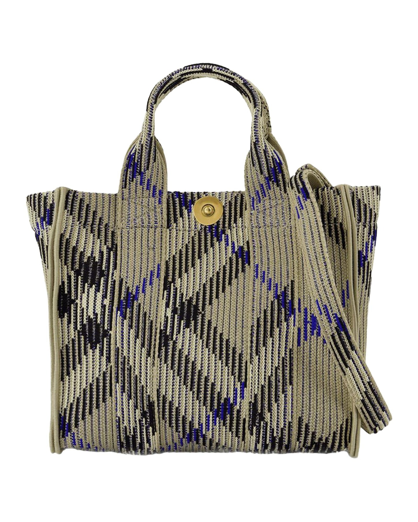 Burberry Knitted Geometric Tote Bag - Rovelle Bags