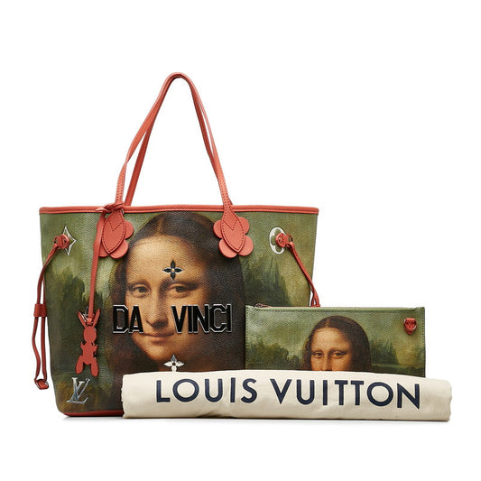 Louis Vuitton Masters Collection Da Vinci Newarf MM Tortoise Bag M43373 Poppy Petal Pink Multicolor PVC Leather Louis Vuitton