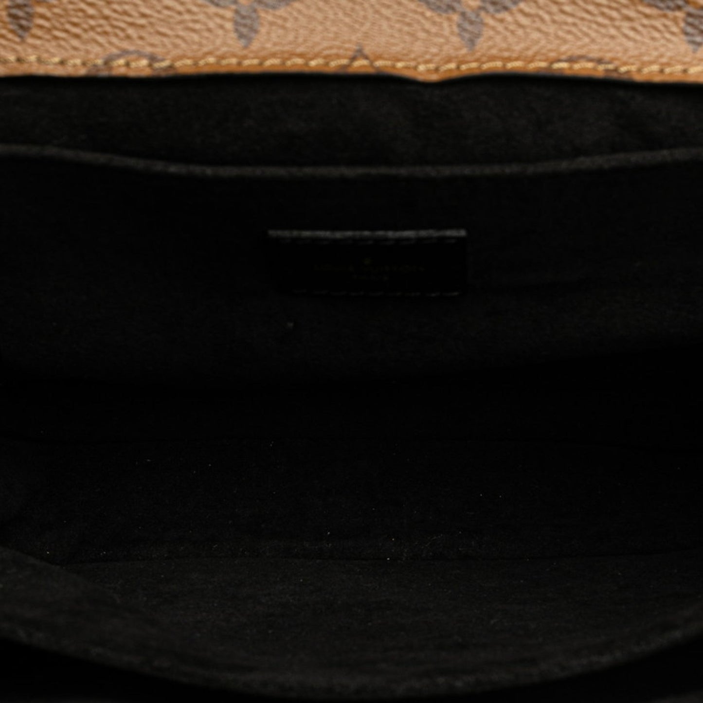 Louis Vuitton Monogram Reverse Pvc Leather Handbag Pochette Shoulder Bag