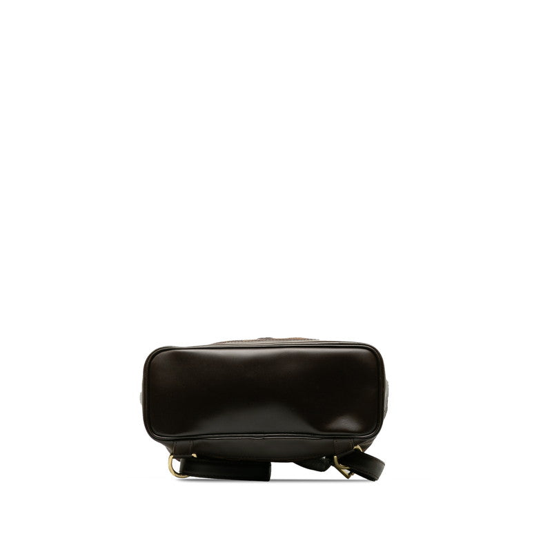 Louis Vuitton Louis Vuitton Damière N51132 Daypack PVC/Leather Brown