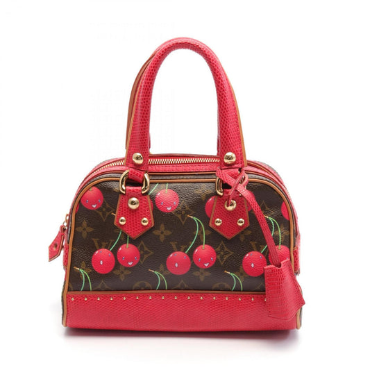 Louis Vuitton Color Pvc Coated Canvas Leather Handbag