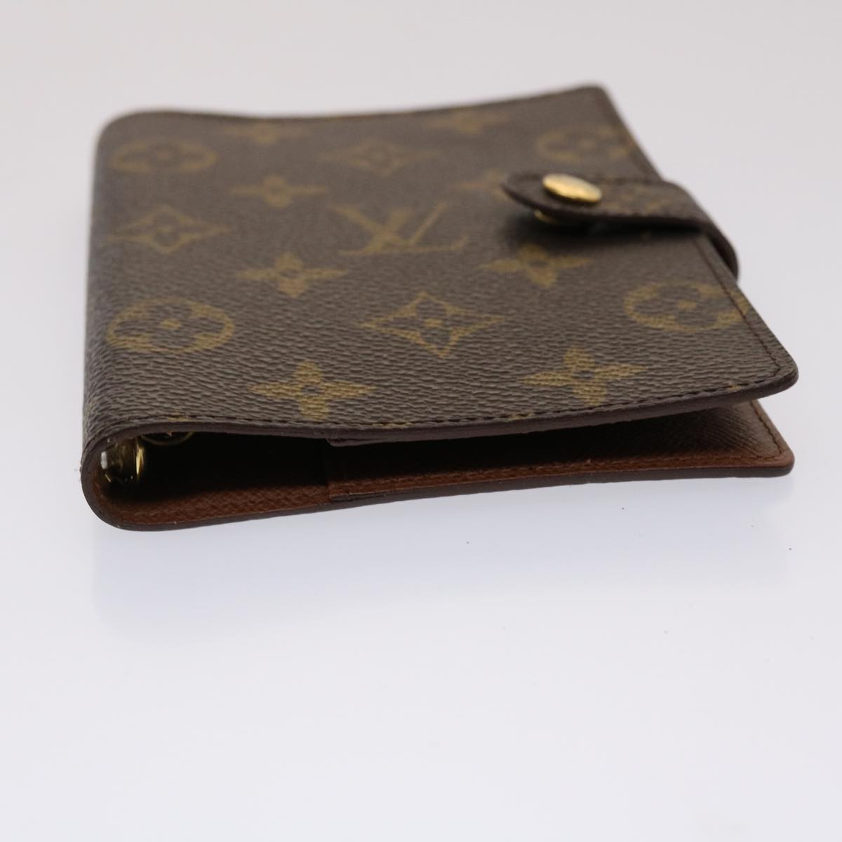 LOUIS VUITTON Monogram Agenda PM Day Planner Cover R20005 LV Auth 47084