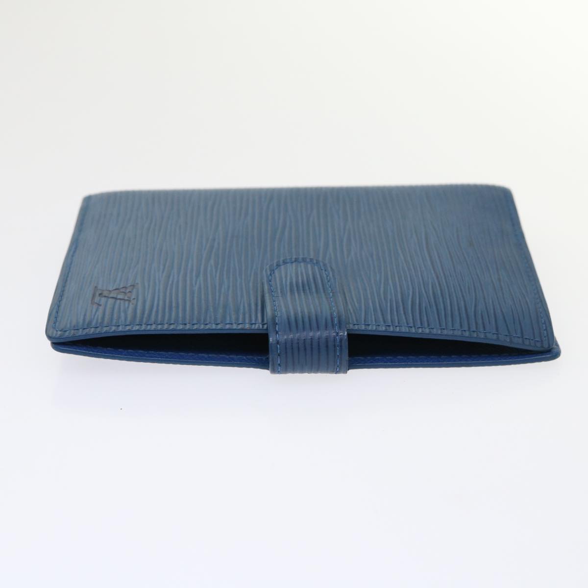 LOUIS VUITTON Epi Agenda PM Day Planner Cover Blue R20055 LV Auth 47224