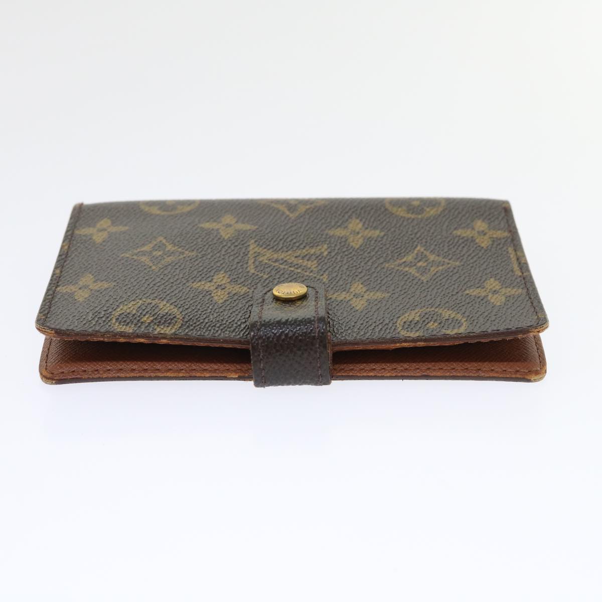 LOUIS VUITTON Monogram Agenda PM Day Planner Cover R20005 LV Auth 47595