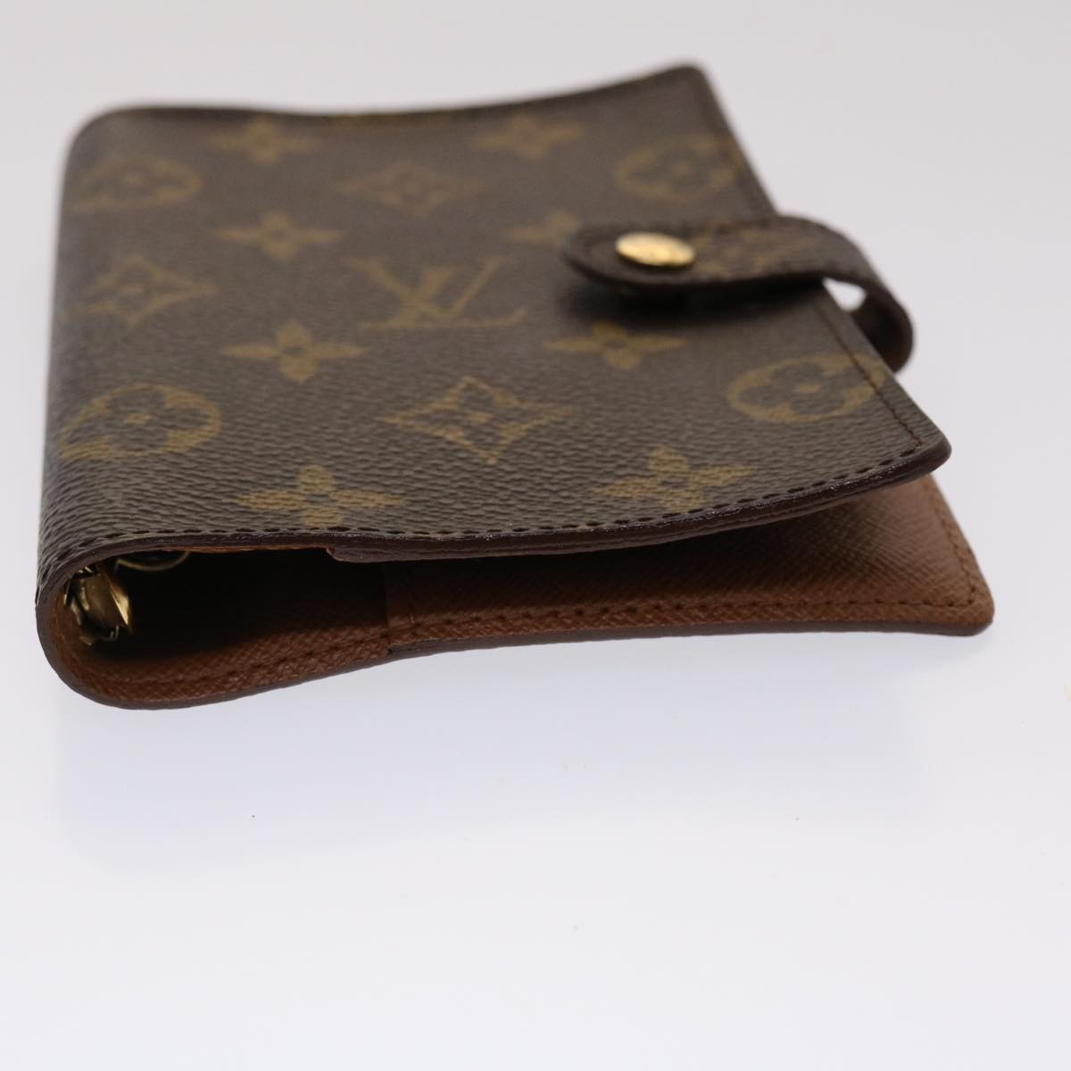 LOUIS VUITTON Monogram Agenda PM Day Planner Cover R20005 LV Auth 47748