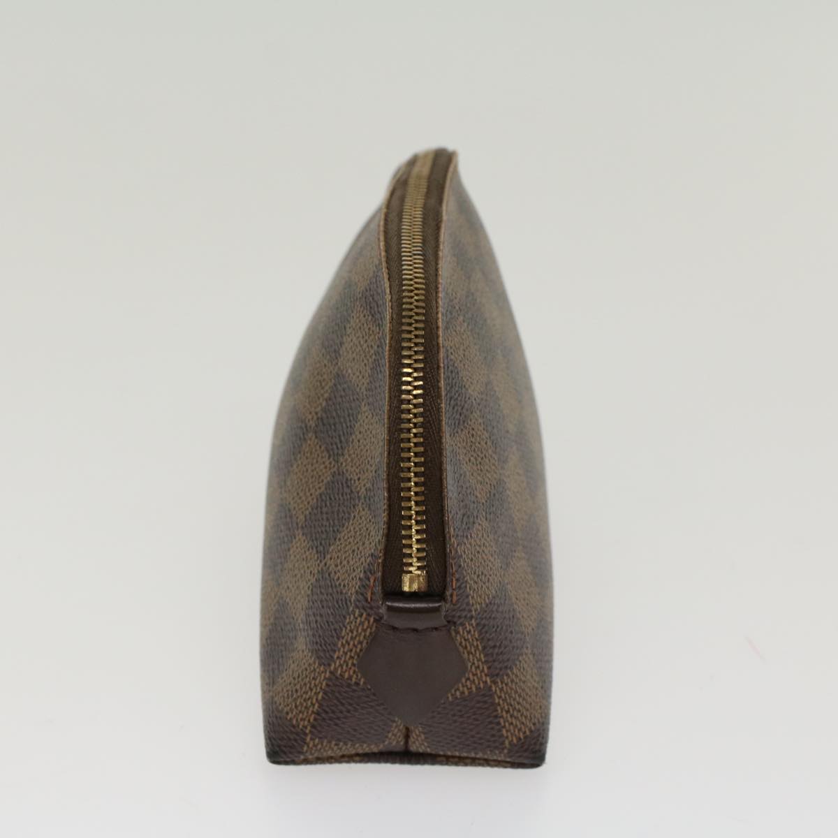 LOUIS VUITTON Damier Ebene Pochette Cosmetic PM Pouch N47516 LV 47836