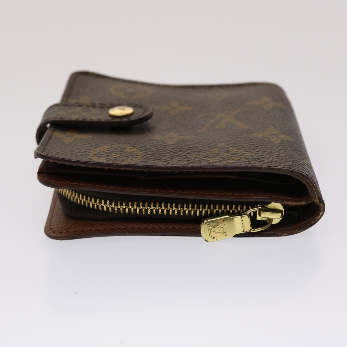 LOUIS VUITTON Monogram Compact Zip Wallet M61667 LV 47877