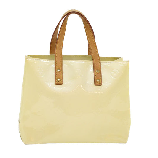 LOUIS VUITTON Monogram Vernis Reade PM Hand Bag Perle M91336 LV 47983