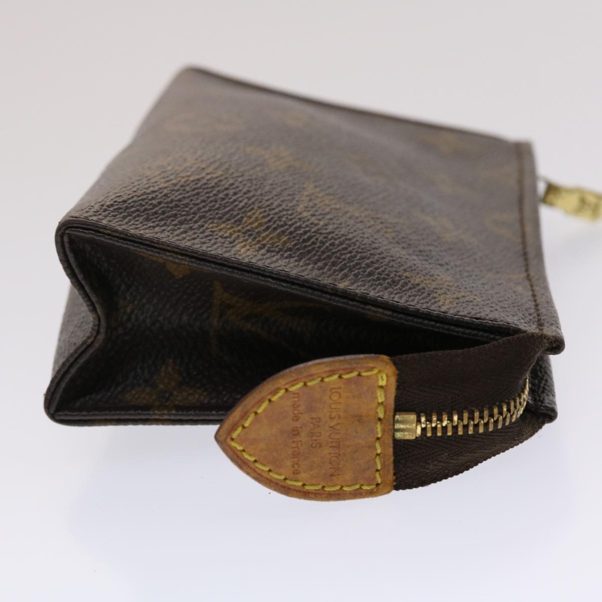 LOUIS VUITTON Monogram Poche Toilette 15 Pouch M47546 LV 48058
