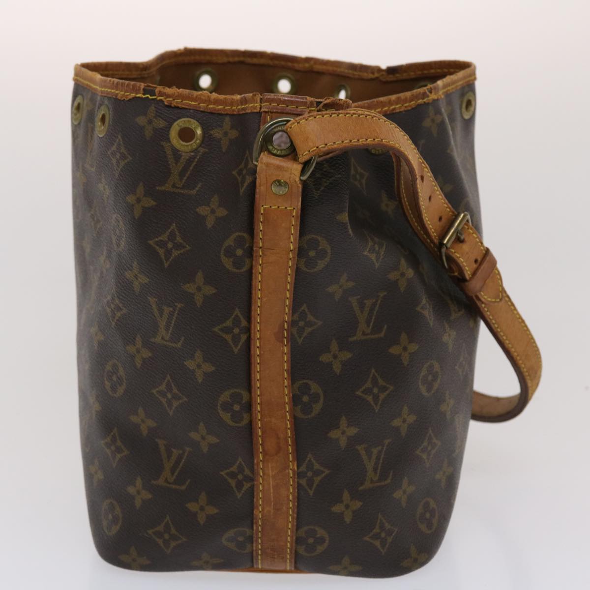 LOUIS VUITTON Monogram Petit Noe Shoulder Bag M42226 LV 48304
