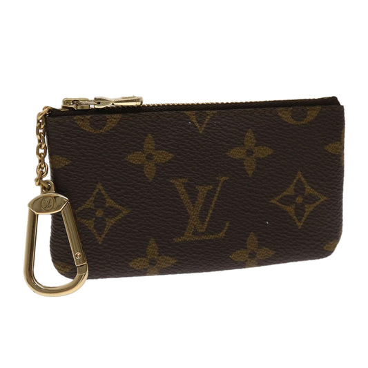 LOUIS VUITTON Monogram Pochette Cles Coin Purse M62650 LV 48381