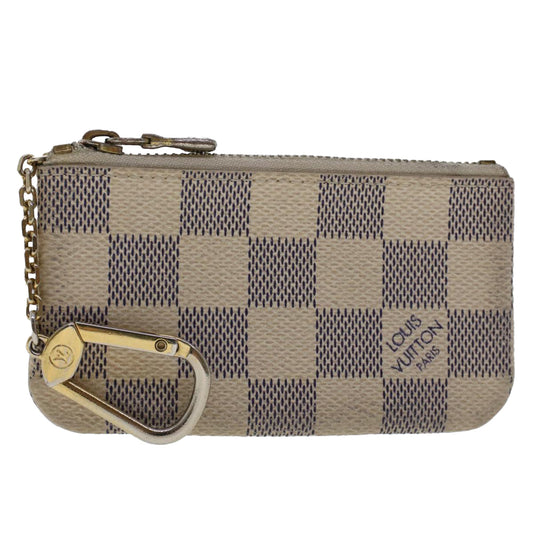 LOUIS VUITTON Damier Azur Pochette Cles Coin Purse N62659 LV 48480