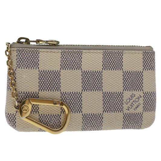LOUIS VUITTON Damier Azur Pochette Cles Coin Purse N62659 LV 48481