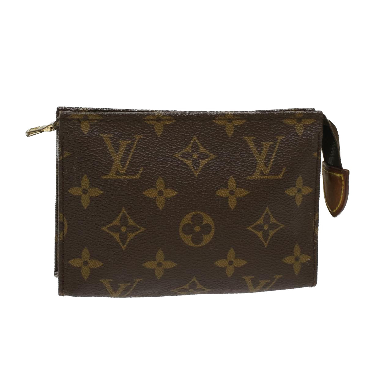 LOUIS VUITTON Monogram Poche Toilette 15 Pouch M47546 LV 48539