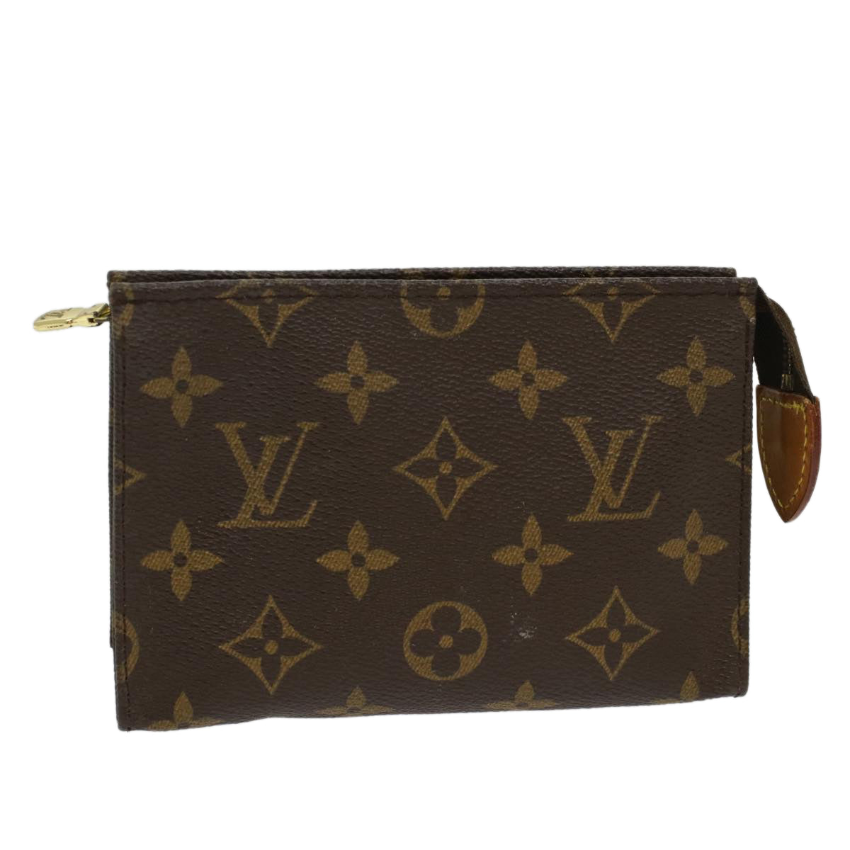 LOUIS VUITTON Monogram Poche Toilette 15 Pouch M47546 LV 48699