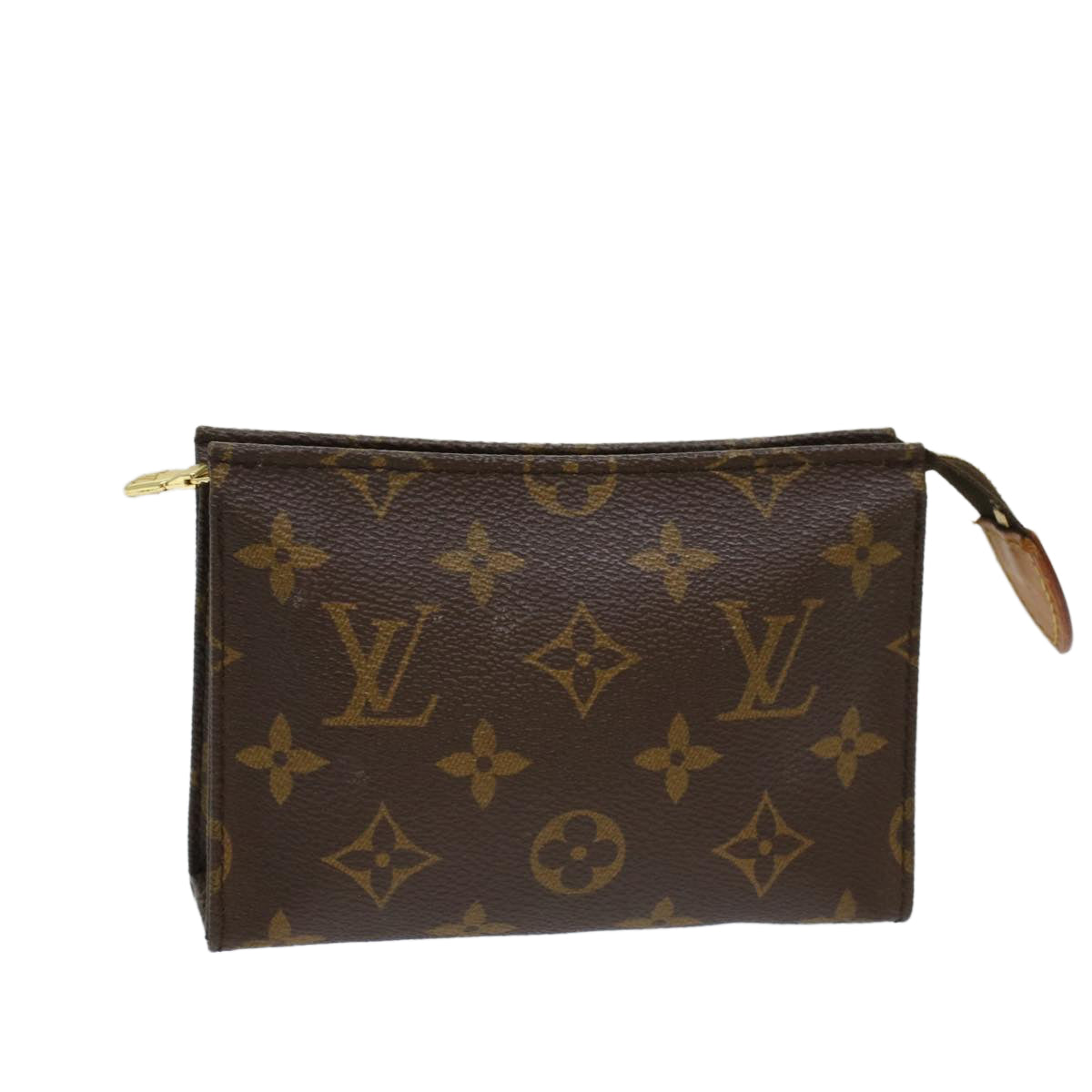 LOUIS VUITTON Monogram Poche Toilette 15 Pouch M47546 LV 48786