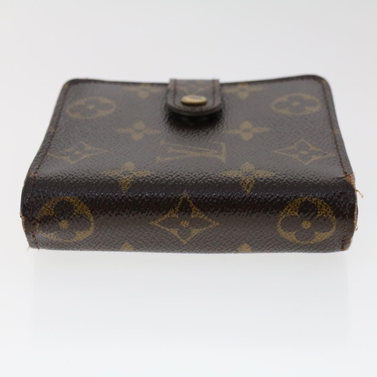 LOUIS VUITTON Monogram Compact Zip Wallet M61667 LV 48893