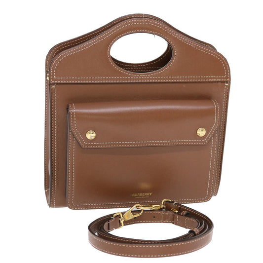 Burberry Topstitch Auth Handbag - Rovelle Bags