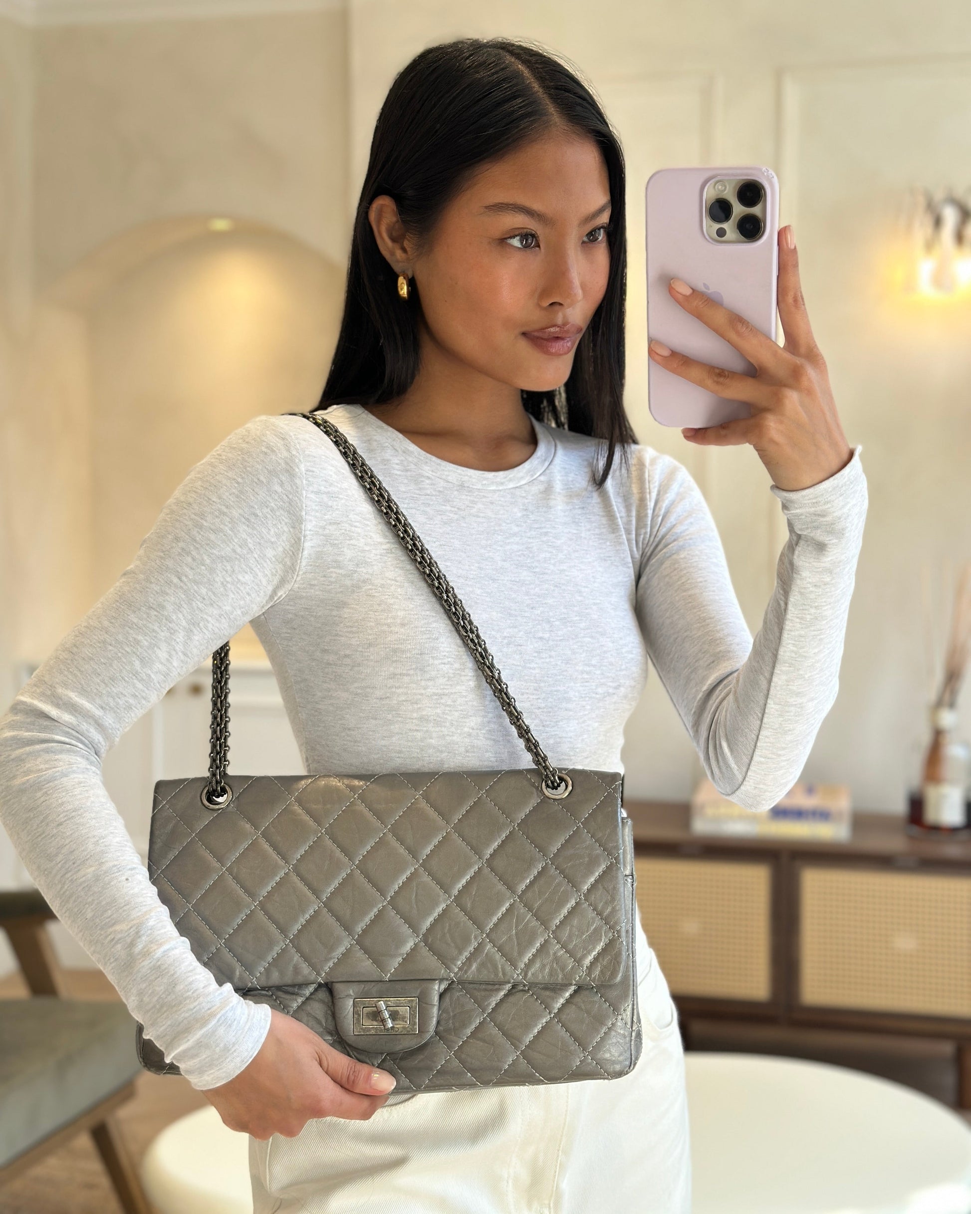 Chanel *FIRE PRICE* Chanel 2.55 Jumbo Handbag - Rovelle Bags