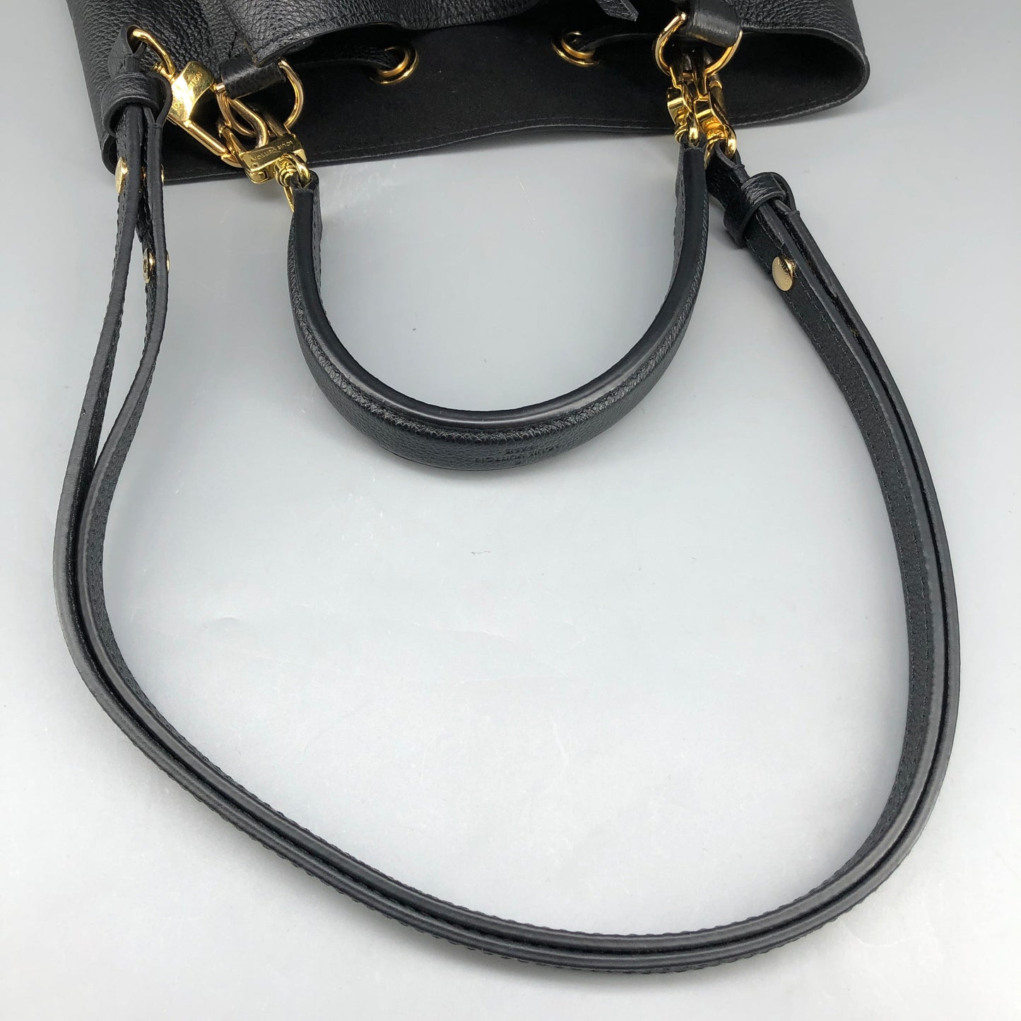 Louis Vuitton Monogram Empreinte NeoNoe Bucket Bag Black