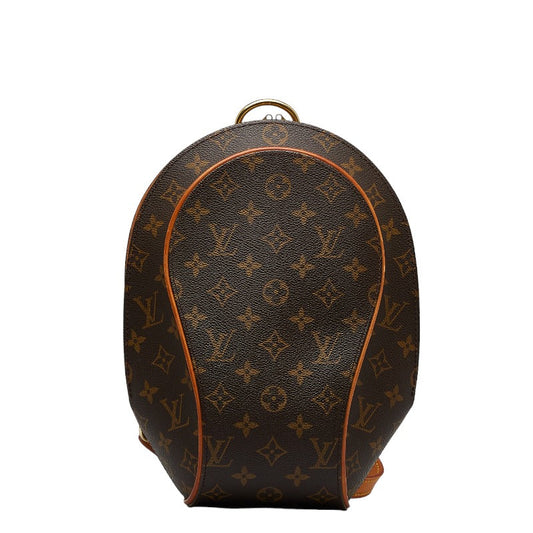 Louis Vuitton Monogram Elipse Bag Ad Rucksack M51125 Brown PVC Leather Louis Vuitton