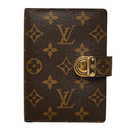 Louis Vuitton Monogram Agenda PM Koala Handbook Cover R21013 Brown PVC Leather Louis Vuitton