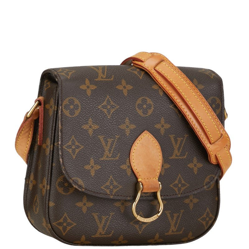 Louis Vuitton Monogram Sankru Shoulder Bag M51243 Brown PVC Leather Louis Vuitton