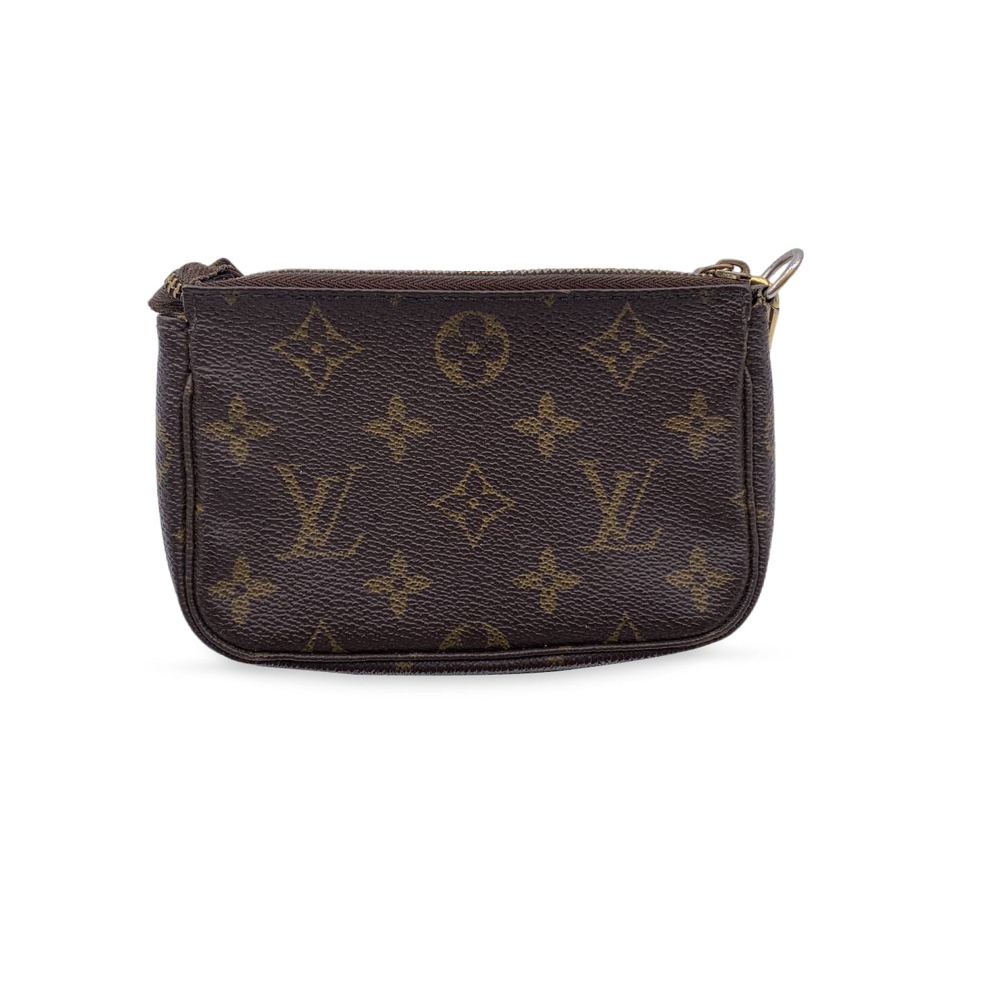 LOUIS VUITTON Monogram Canvas Pouch Bag Mini Pochette Accessoires