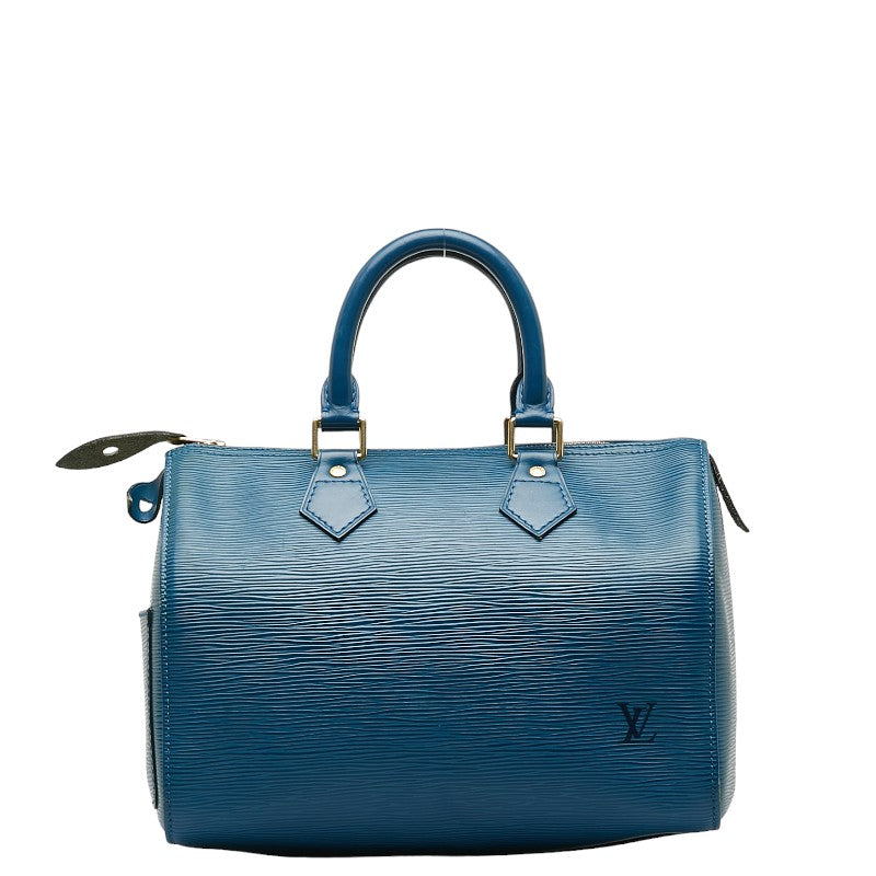Louis Vuitton Epic Speed 25 Handbag Mini Boston Bag M43015 Trad Blue Leather Lady Louis Vuitton