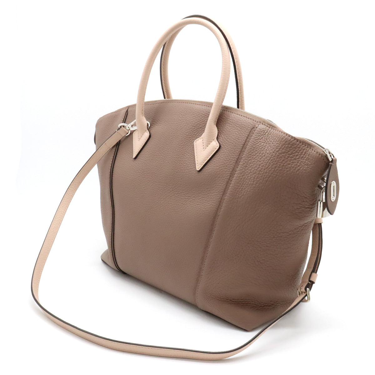 LOUIS VUITTON Louis Vuitton Parnassay Rocket MM Bag 2WAY Shoulder Bag Violet Brown Rose Rose