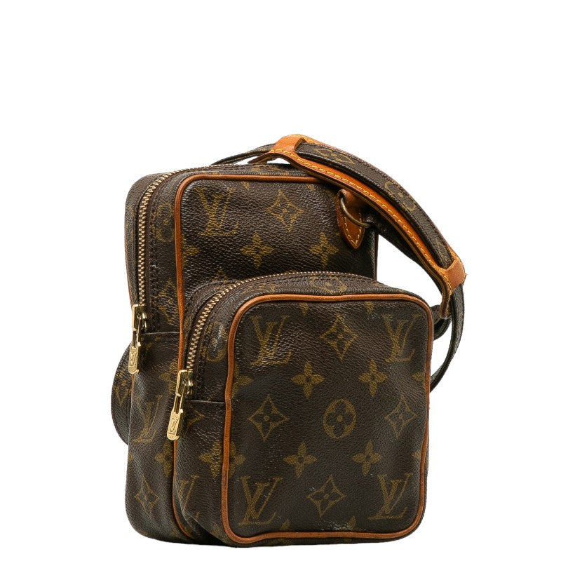 Louis Vuitton Monogram Mini Amazon Shoulder Bag M45238 Brown PVC Leather Louis Vuitton