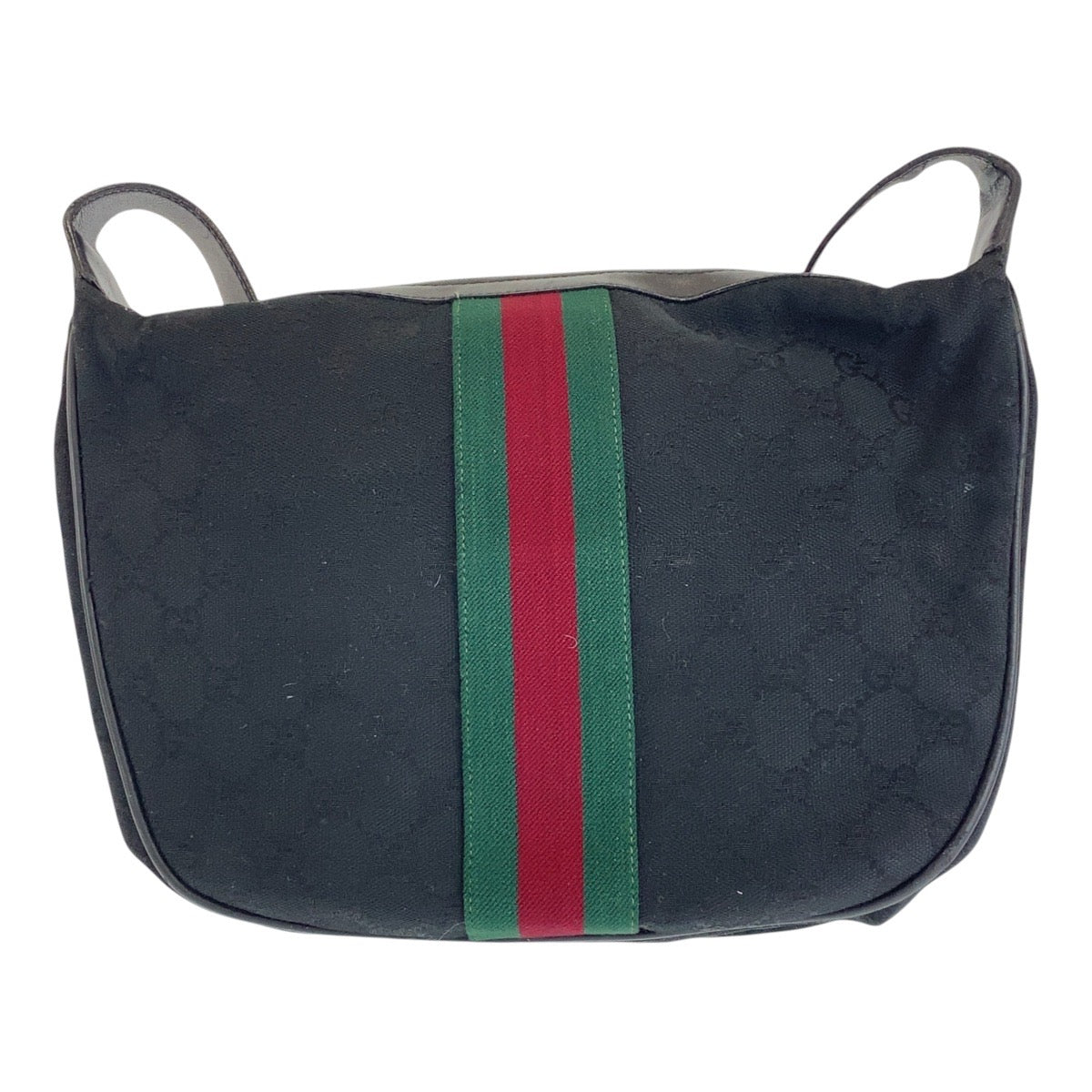 Gucci GG Canvas/Leather Old Gucci Sheline Shoulder Bag 10 2 3840