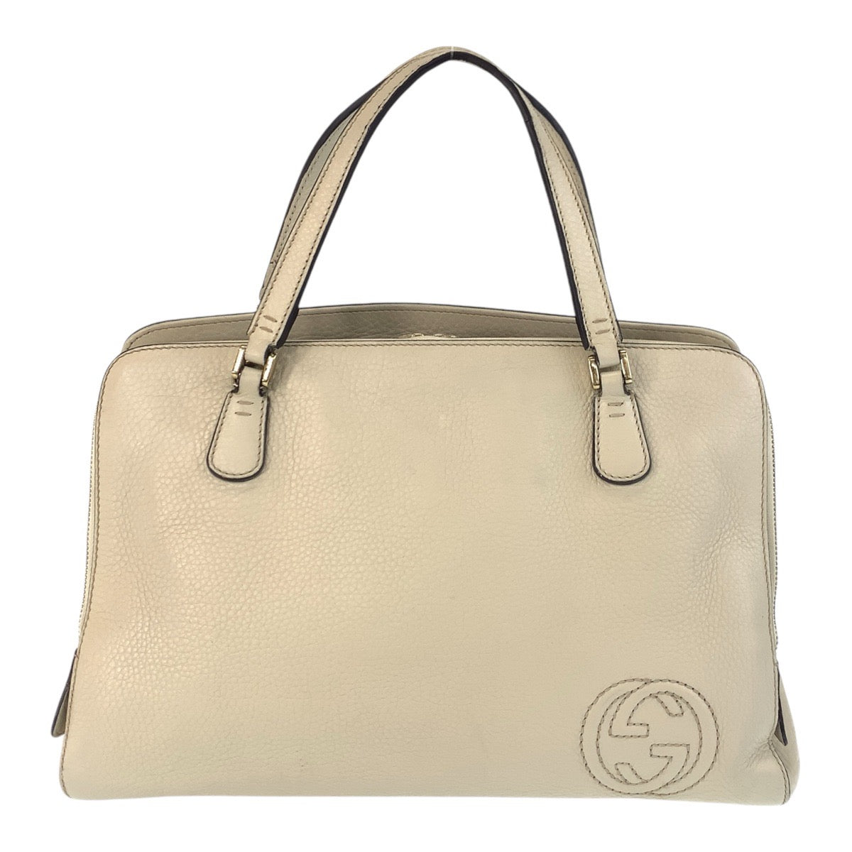 Gucci Leather Interlocking Handbag 501222