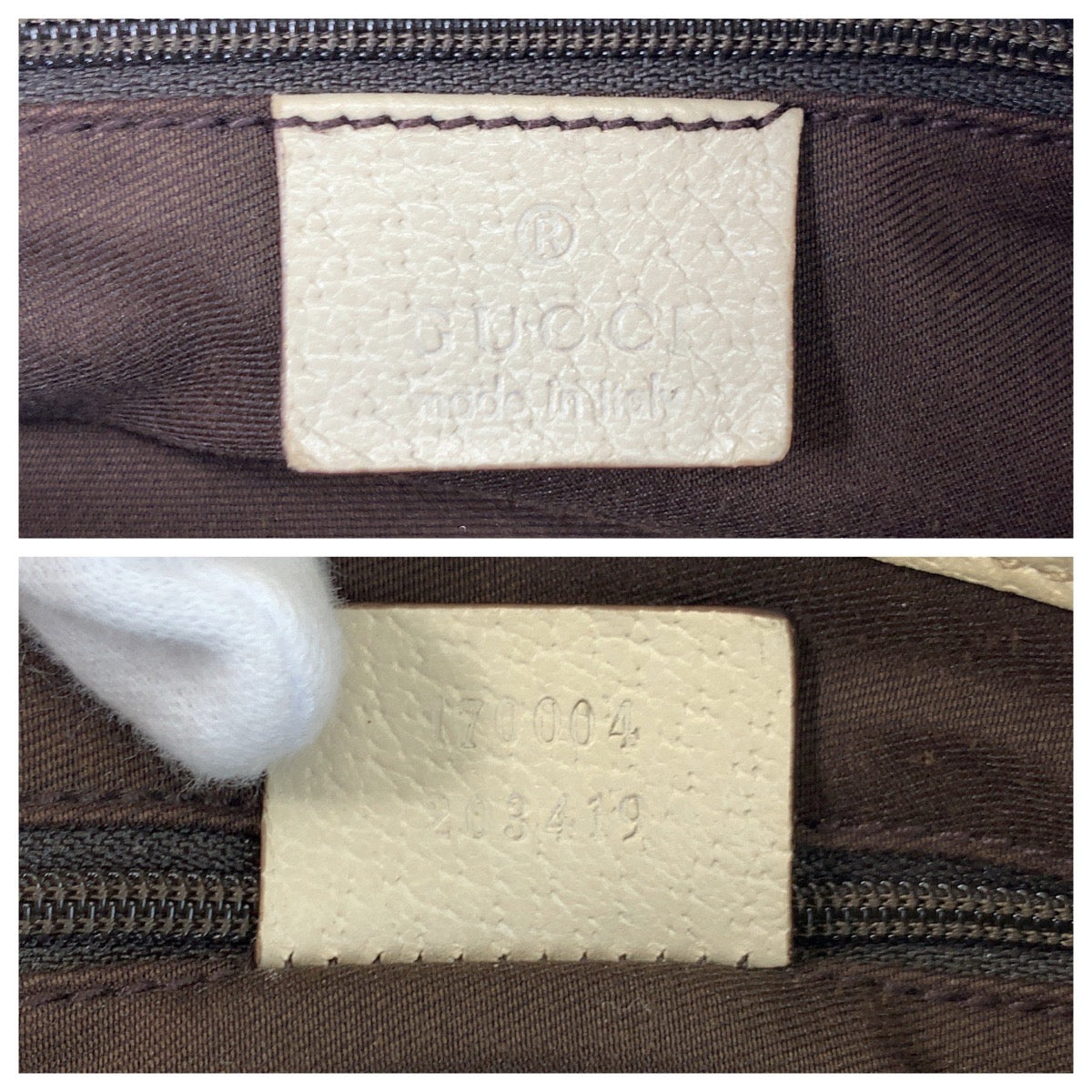 Gucci GG Canvas/Leather 2way Tote Bag 170004