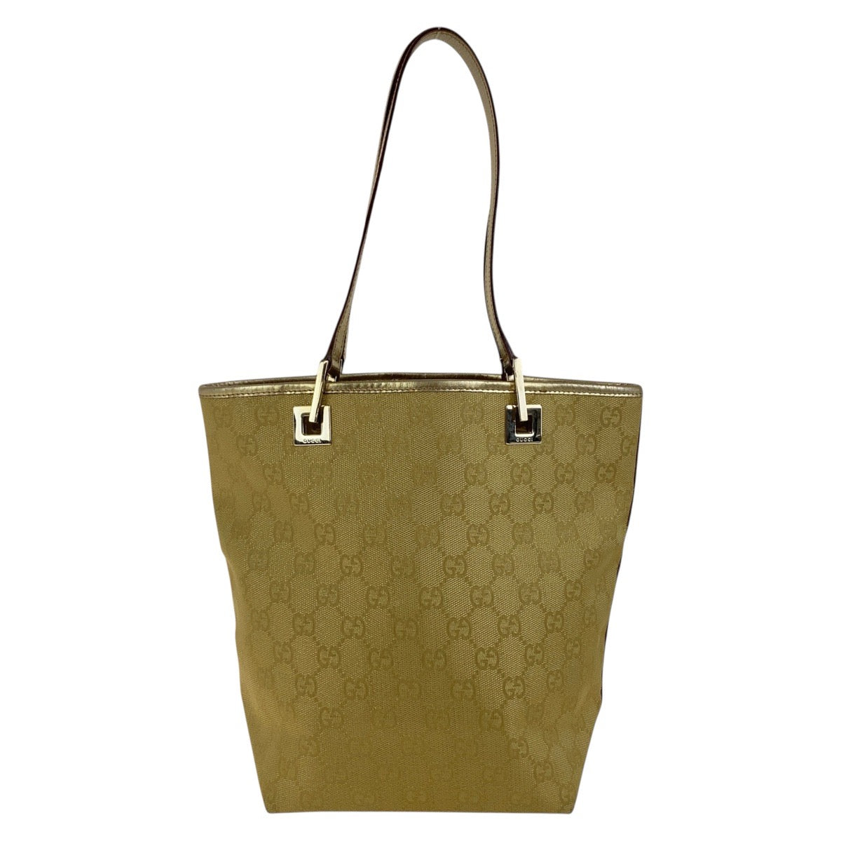 Gucci GG Canvas Leather Shoulder Bag