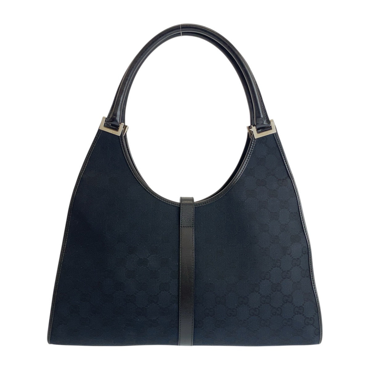 Gucci Jackie GG Canvas Leather Shoulder Bag