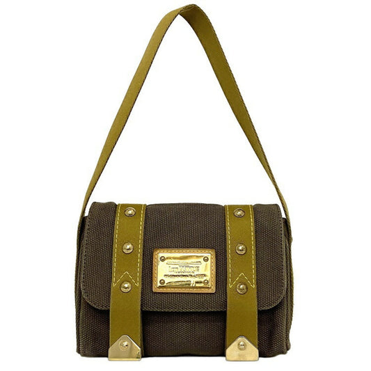 Louis Vuitton Khaki Canvas Antigua shoulder bag