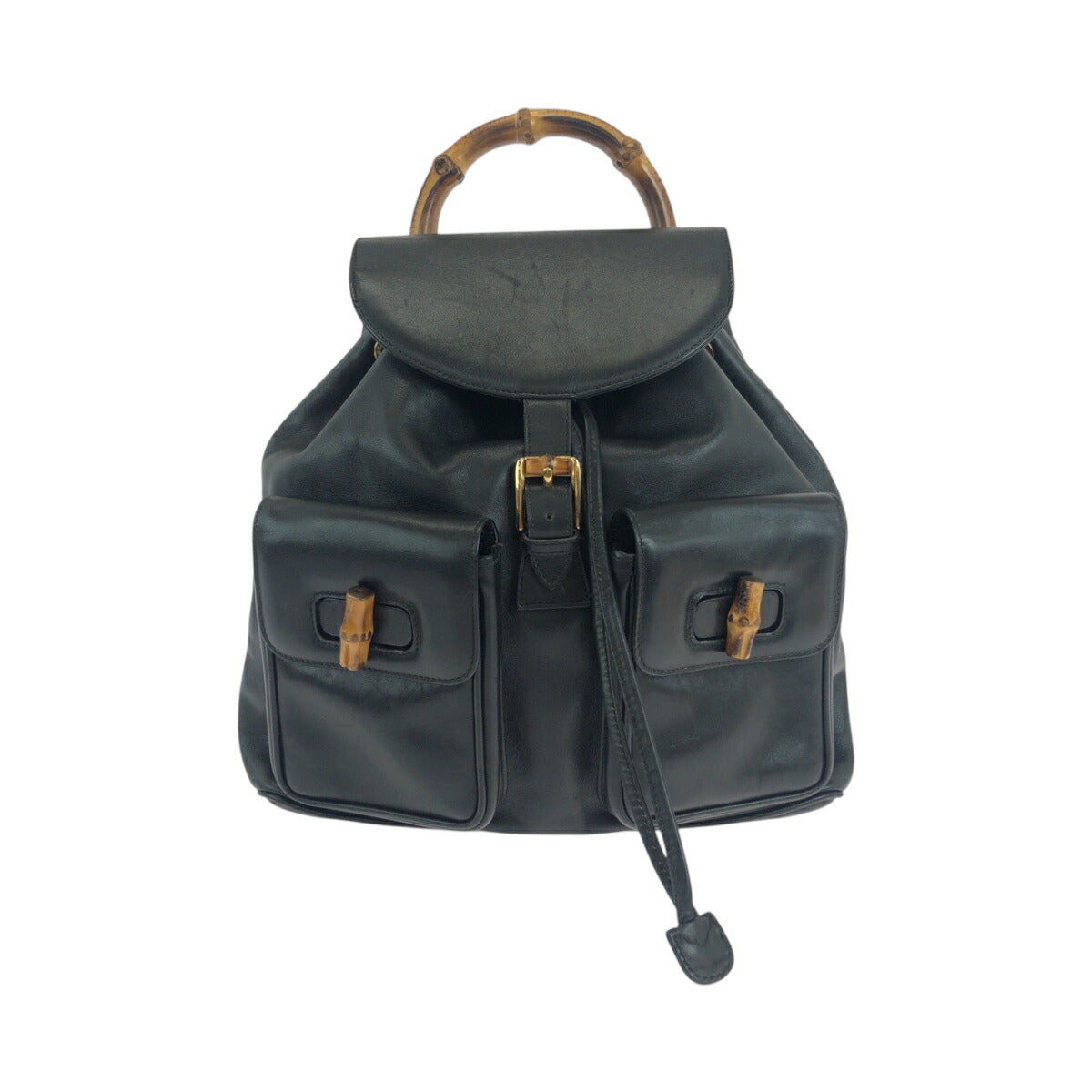 Gucci Bamboo Leather Backpack