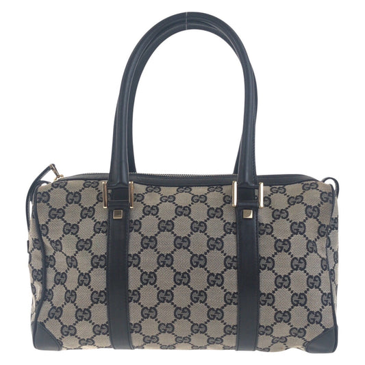 Gucci GG Canvas Leather Handbag