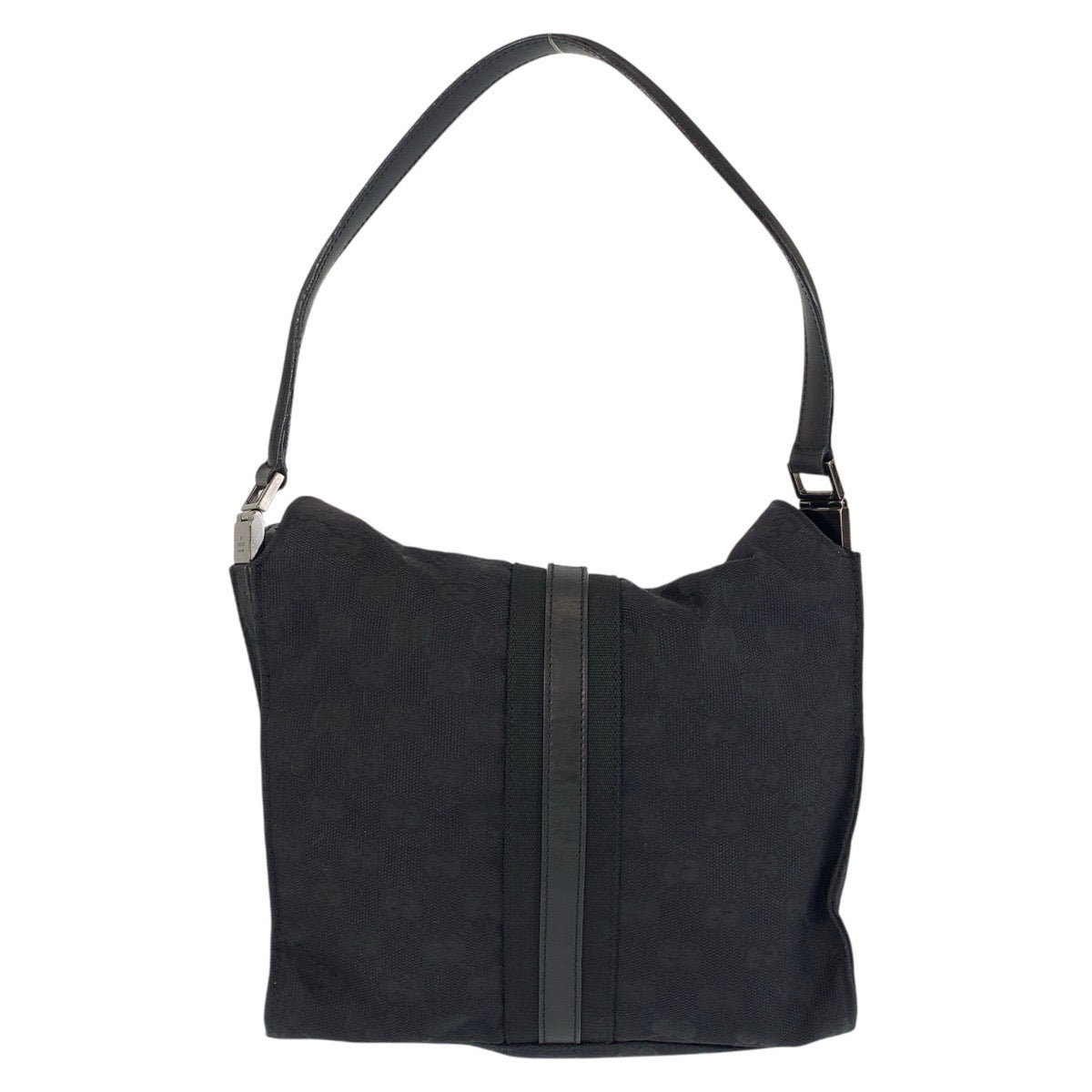 Gucci Jackie GG Canvas Leather Shoulder Bag
