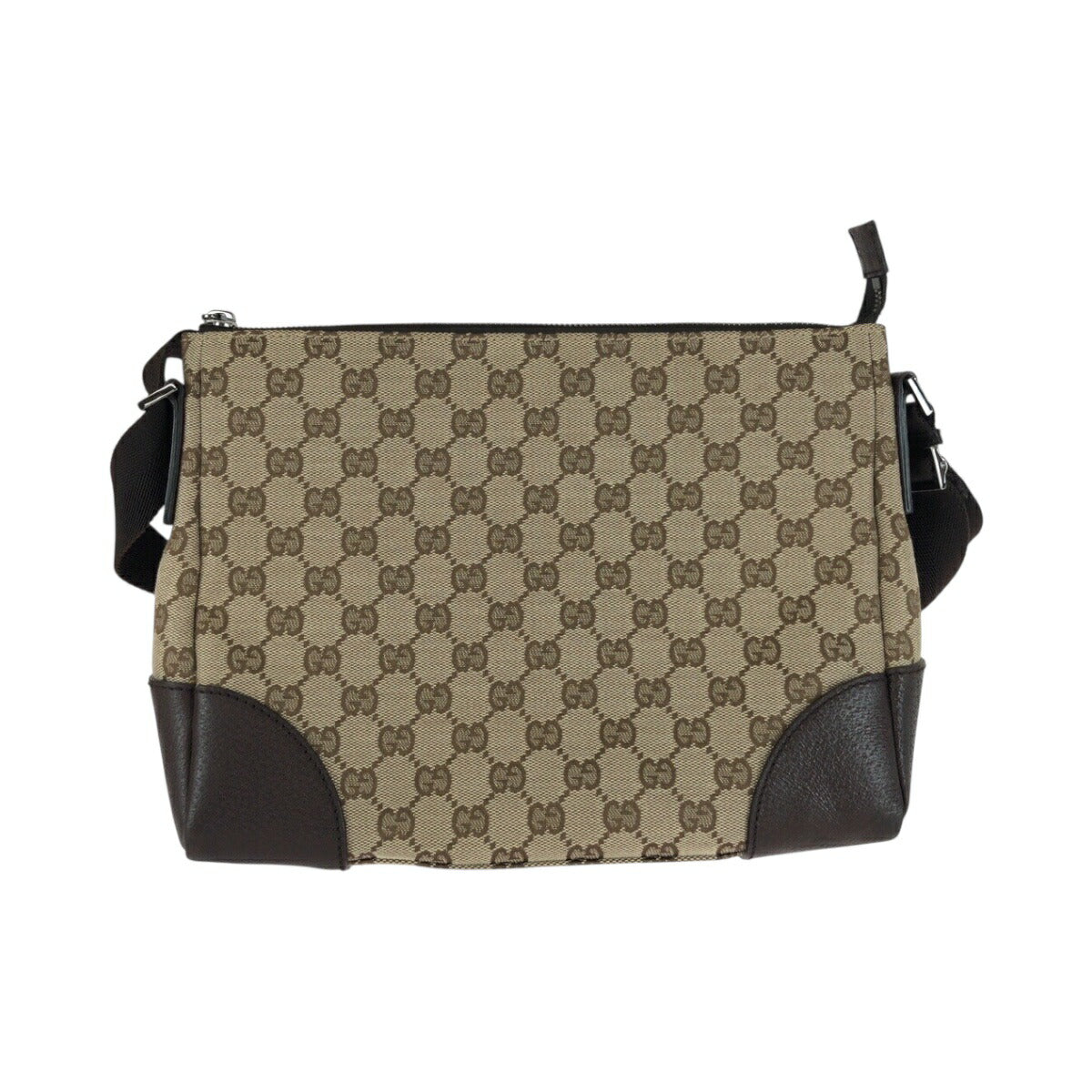 Gucci GG Canvas Leather Shoulder Bag