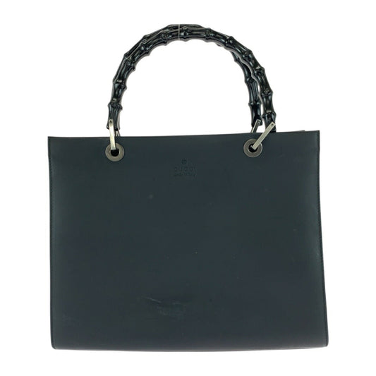 Gucci Bamboo Leather Tote Bag
